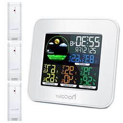 HOCOSY Digital in&Outdoor Hygrometer Thermometer, Color Wire