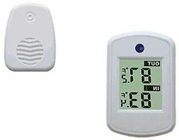 Ambient Weather WS-04-WHITE Wireless Thermometer with Indoor