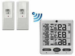 Ambient Weather WS-21 Wireless 8-Channel Thermometer with Tw
