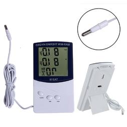 HDE Digital Hygrometer Indoor Outdoor Thermometer Digital Hu