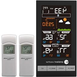 Ambient Weather WS-2801-X2 Advanced Wireless Color Forecast 