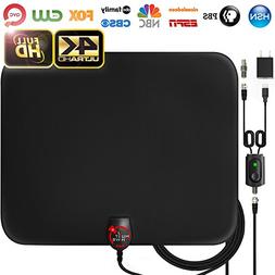  Amplified HD Digital TV Antenna Long 65-80 Miles Range &ndash; 