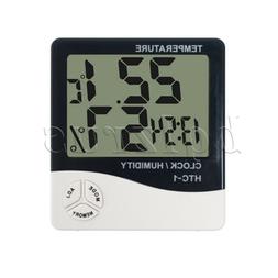 Big Screen HTC-1 Digital Temperature Thermometer Humidity Me