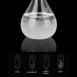 Desktop Weather Forecast Water Drop Glass Bottle Barometer W