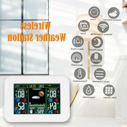 Thermometer In/outdoor Forecast Sensor Clock