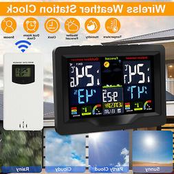 Clock Indoor Outdoor Thermometer Humidity