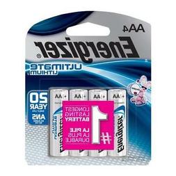 Energizer e2 AA Lithium Batteries 4-Pack