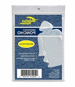 Emergency Rain Poncho w/ Hood - 20 Pack 