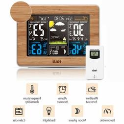 Clock Digital Lcd Indoor Outdoor Thermometer