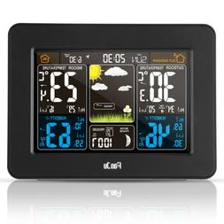 Color Forecast Alarm Clock With Outdoor Sensor