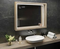 Illuminated Bathroom Mirror LED SHELF | Sensor | BT Speaker 