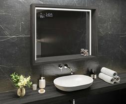 Illuminated Bathroom Mirror LED SHELF | Sensor | BT Speaker 