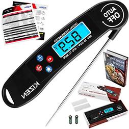 Kizen Instant Read Meat Thermometer - Best Super Fast Talkin