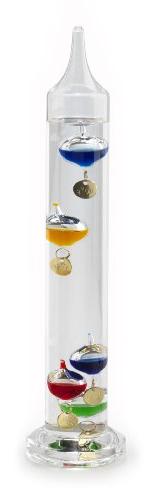 Lily's Home Galileo Thermometer, A Timeless Design That Meas