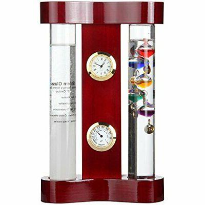 Analog Weather Station, with Galileo Thermometer, a Precisio