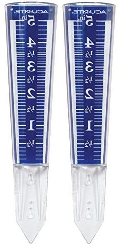 Acurite Magnifying Rain Gauge 00850 2 Pack