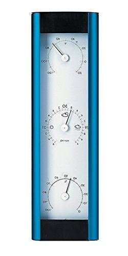 - Analog - Barometer - Thermometer - Hygrometer - Aluminum 1