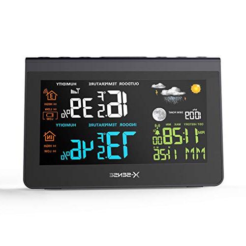 X-Sense Wireless Weather Station with Large Backlit Color