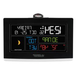 La Crosse Wi-Fi Projection Alarm Clock AccuWeather Forecast