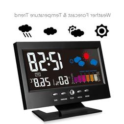 Outdoor Alarm Clock Thermometer Usb Charge