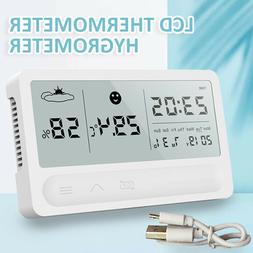 LCD Digital Humidity Temperature Thermometer Sensor Room Hyg