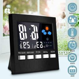 Multi-function Thermometer Hygrometer Alarm Clock