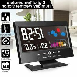 Wireless Barometer Temperature Humidity Snooze Alarm Clock