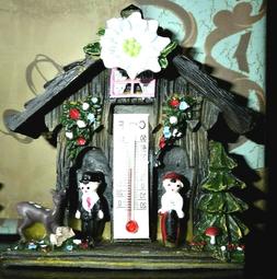 House Miniature Chalet Fridge Magnet Austria