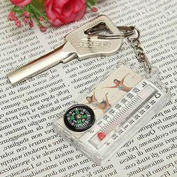 HITSAN INCORPORATION Pocketable Weather Glass & Compass Key 