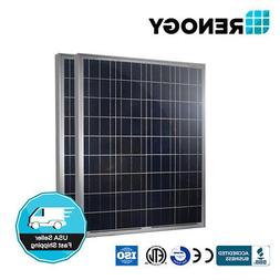 RENOGY 2 Pcs 100 Watt 100w Polycrystalline Photovoltaic PV S