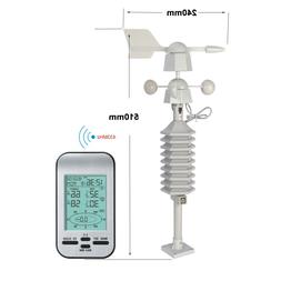 Clock With Wind Speed And Direction Sensor