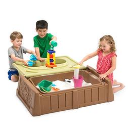 Simplay3 Kids Outdoor Storage Bench/Sand and Water Activity 