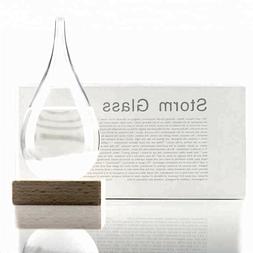Barometer With Wooden Base Home Decor - Small
