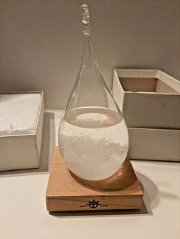Barometer With Wooden Base Home Decor - Medium