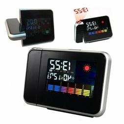 Lcd Snooze Alarm Clock Color Humidity