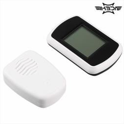 </b></font> Wireless Electronic Thermometer With Indoor And 