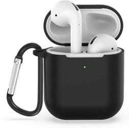 USSJ Compatible for AirPods Case Cover with Keychain, [Suppo