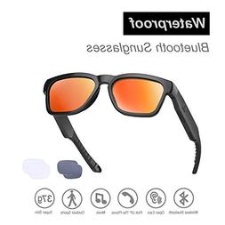 Waterproof Audio Sunglasses, Outdoor Sported Over Ear Blueto