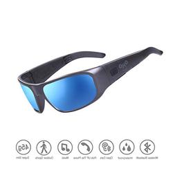 Waterproof Bluetooth Sunglasses,Open Ear Audio Sunglasses wi
