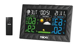 PORT Digital Weather Forecast Alarm Clock - Color LED Displa