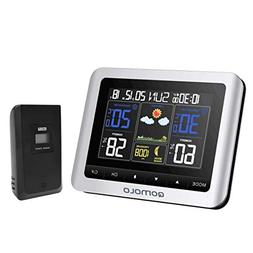 , Digital Indoor Outdoor Thermometer Hygrometer Barometer Wi