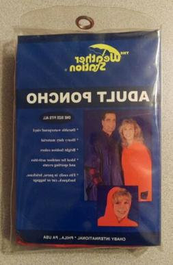Adult Vinyl Poncho, Red, One Size Fits All, Chaby Internatio
