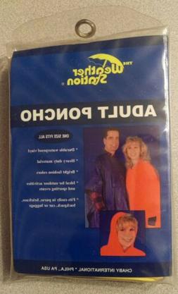 Adult Vinyl Poncho, Yellow One Size Fits All Chaby Internati