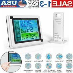 Digital Hygrometer Thermometer Indoor Outdoor Temperature Me
