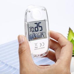 Home Window Thermometer Solar Powered Monitor Lcd Display Dg