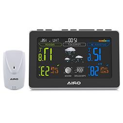 Weather Station, Temperature and Humidity Monitor, Wireless 