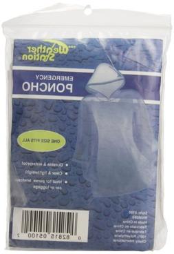 Waterproof Emergency Poncho With Hood, 2-pack By Chaby Inter