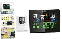 Wireless Indoor Outdoor Weather Instruments With Color Lcd S
