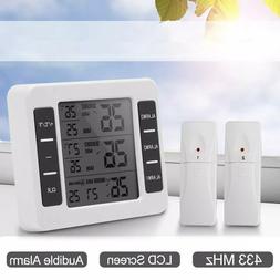 With Outdoor 2 Sensors Thermometer Digital
