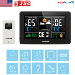 Hygrometer Clock Alarm Remote Usb+outdoor Sensor